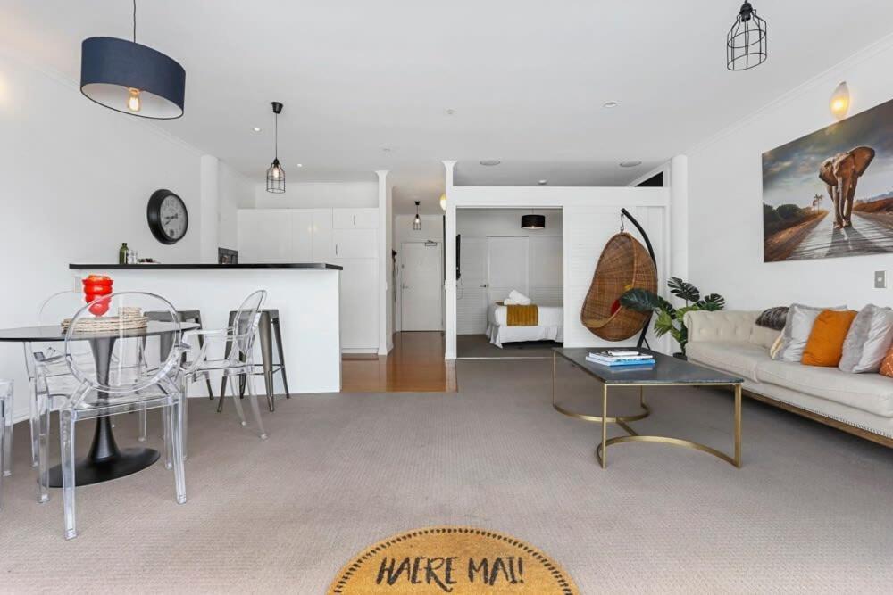 Funky One Bedroom Apartment On Princes Wharf 奥克兰 外观 照片